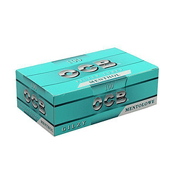 Tubos con Filtro OCB Menthol - Cajetilla ($790 x Mayor)