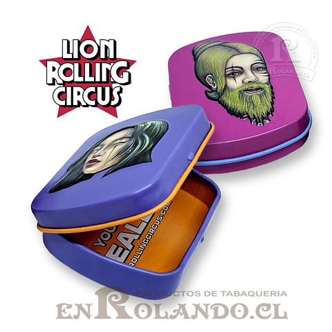 Caja Metálica Lion Rolling Circus ($1.300 x Mayor)