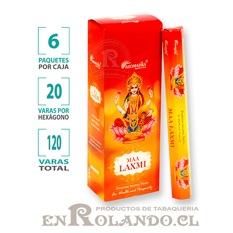 Incienso Aromatika Laxmi - 120 varas