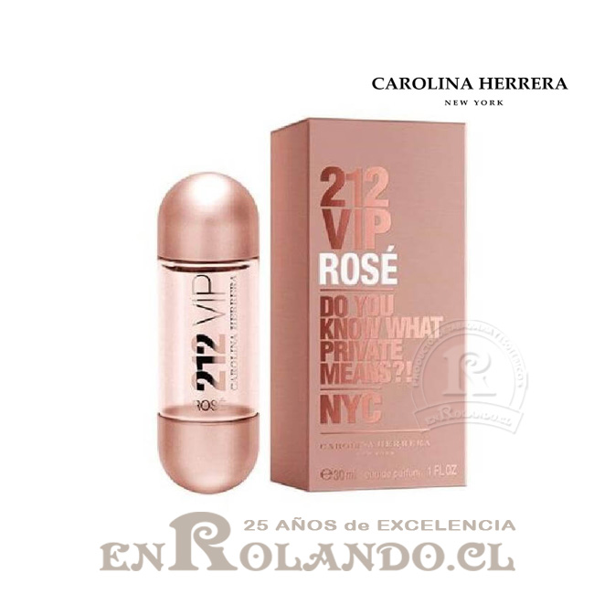 Rose Perfume Carolina Herrera 212 Mujer Vip Carolina Herrera 212