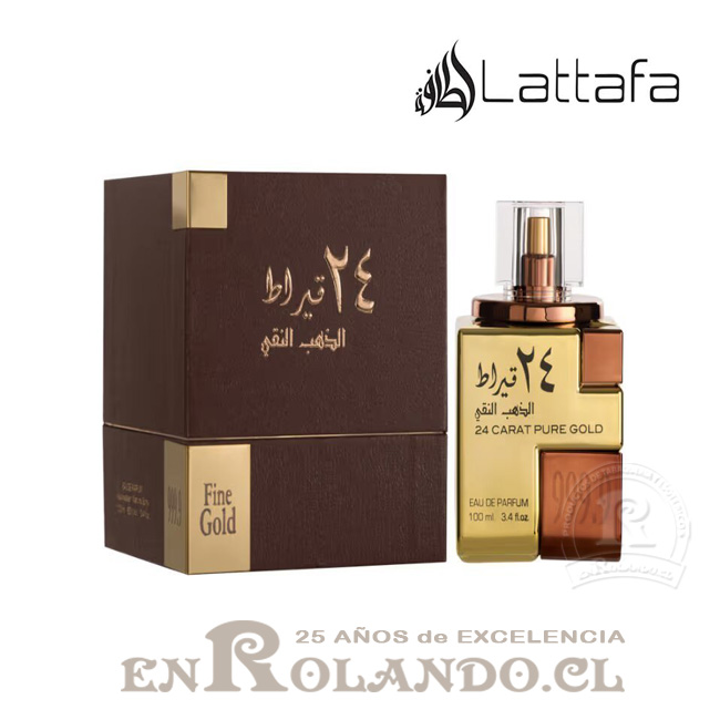 ✳ ラタファ 24カラット ピュアゴールド (U) EDP 100ml ✳ Lattafa 24 Carat Pure Gold Unisex EDP 100 ml. ($14.990)