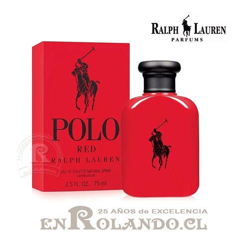 Ralph Laurent Polo Red Men EDT 75 ml.