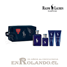 Ralph Laurent Polo Blue Men EDT 125 ml + 40 ml + SG 50 ml + ASH 50 ml + Bolso