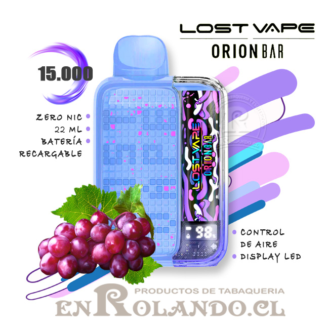 lost vape orion bar grape burst Lost Vape Orion Bar 7500 Disposable