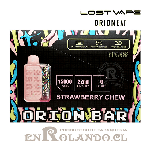 Lost Vape Orion Bar - Dulce de Frutilla ($11.990 x Mayor) 15.000