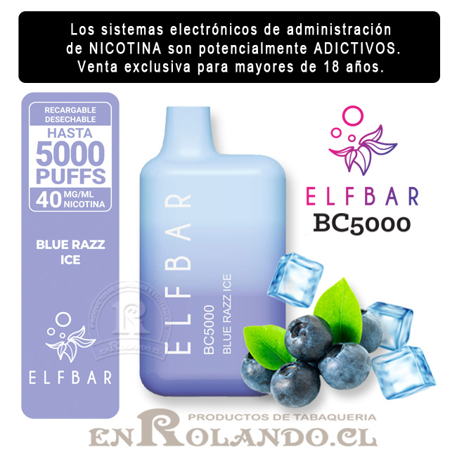 elf bar bc5000 que contiene Vape Elfbar FLAVORS:STRAWBERRY KIWI ICE Geekbar Halloween Overview: What nicotine disposable