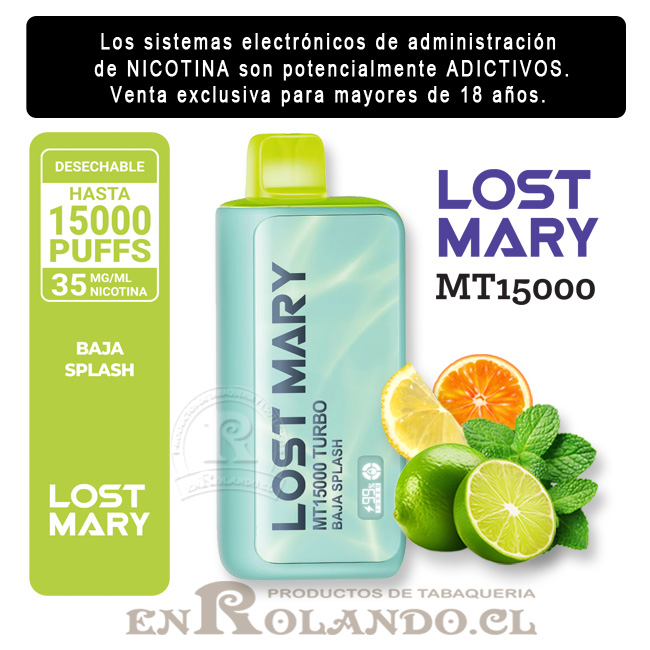 Vape Lost Mary - Baja Splash ($15.990) 15.000 Puffs