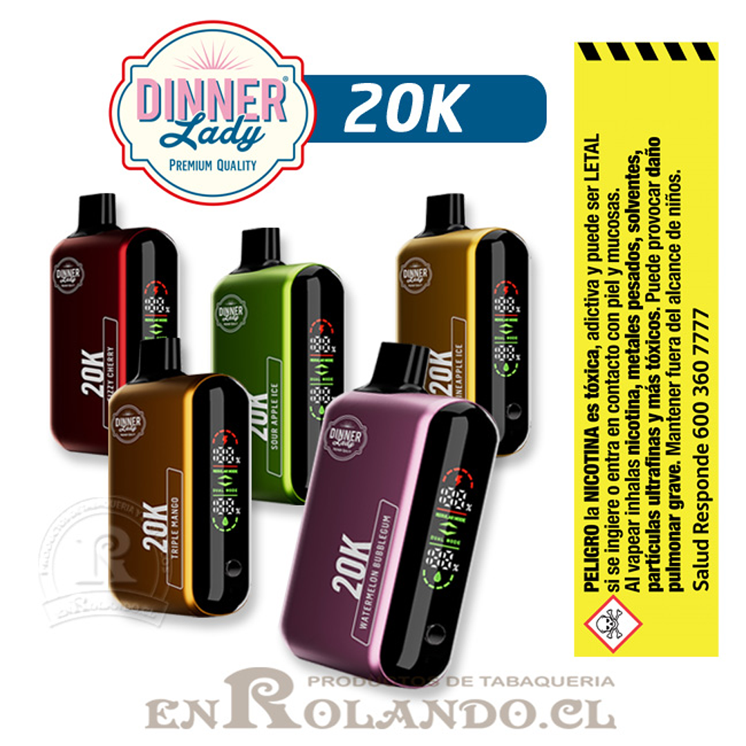 Vape Dinner Lady 20K - Fizzy Cherry ($12.990 x Mayor) 20.000 Puffs 2