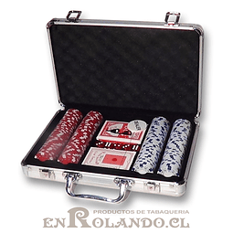 Set Maleta Poker 200 Fichas ($17.990 x Mayor)