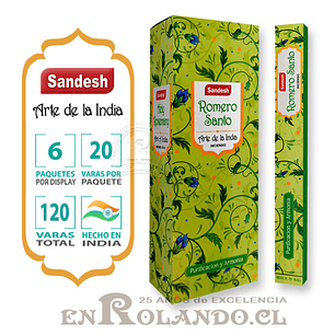 Incienso Sandesh - Romero Santo ($1.690 x Mayor) 120 varas