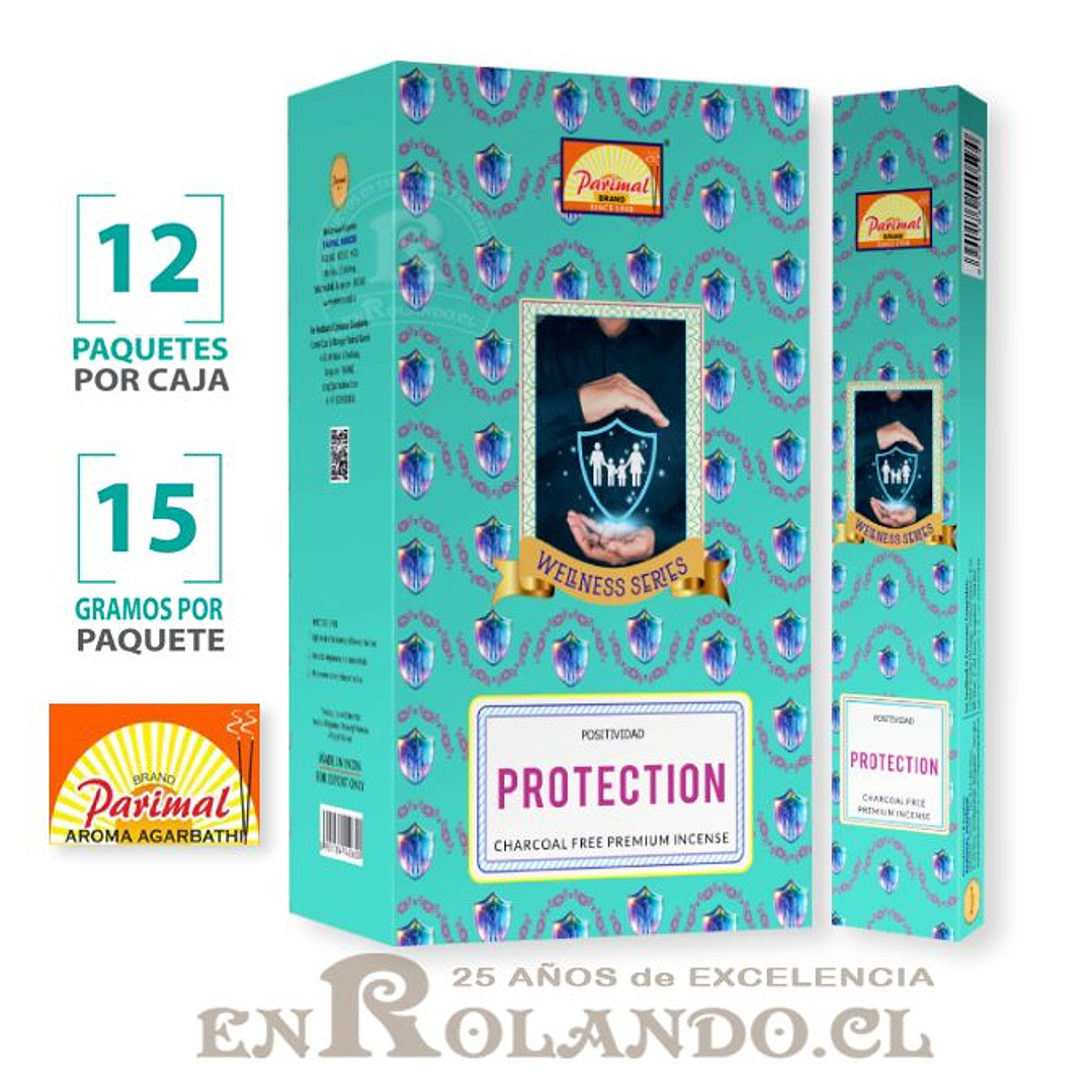 Incienso Parimal Protección - 12 Cajitas ($4.990 x Mayor) 1