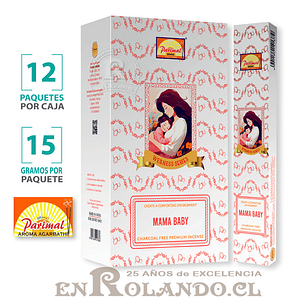 Incienso Parimal Mama y Bebe - 12 Cajitas ($4.990 x Mayor)