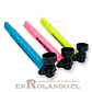 Pipa Metal Calavera Fluor + Moledor Acrilico ($2.490 x Mayor) - Miniatura 4