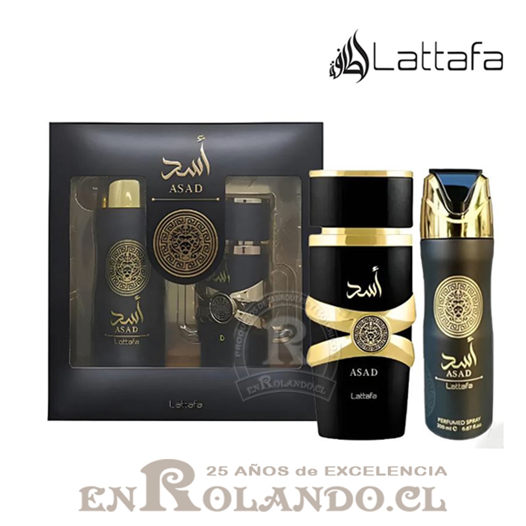 Lattafa Asad Men EDP 100 ml + Desodorante 200 ml 1