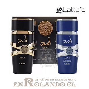 Lattafa Asad Men EDP 100 ml + Asad Zanzibar EDP 100 ml 