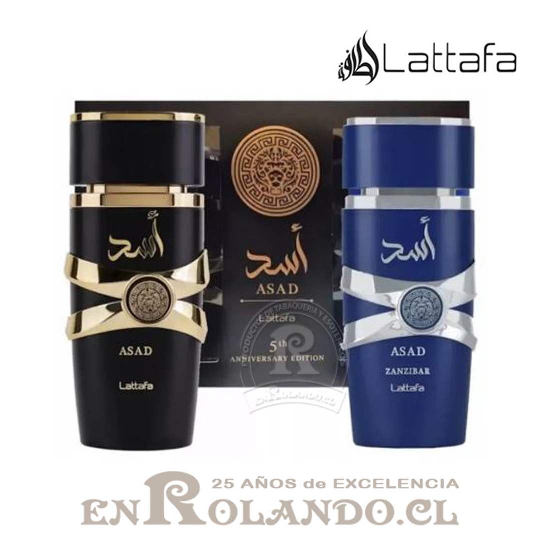 Lattafa Asad Men EDP 100 ml + Asad Zanzibar EDP 100 ml  1