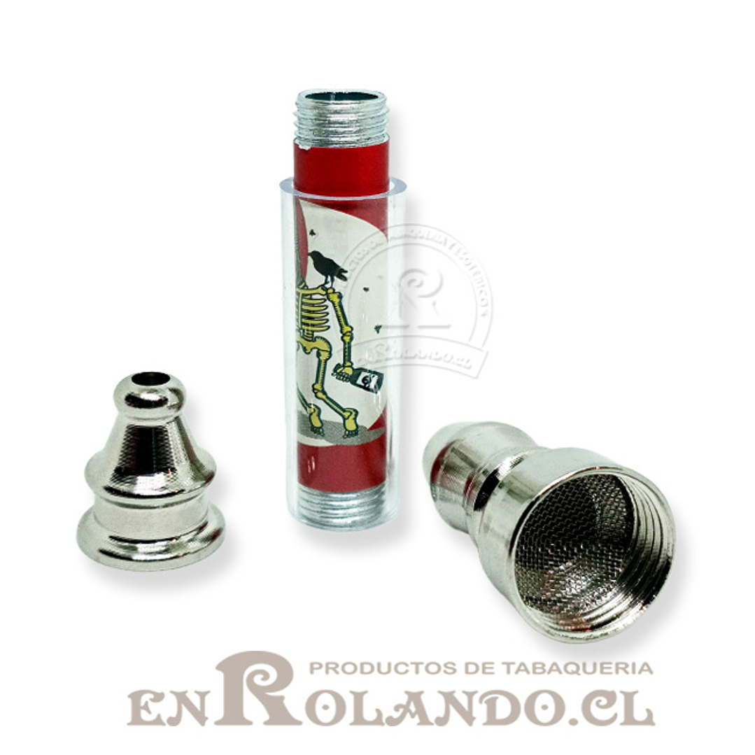 Pipa Metalica Corta + Moledor #VK-16 ($2.490 x Mayor) 2