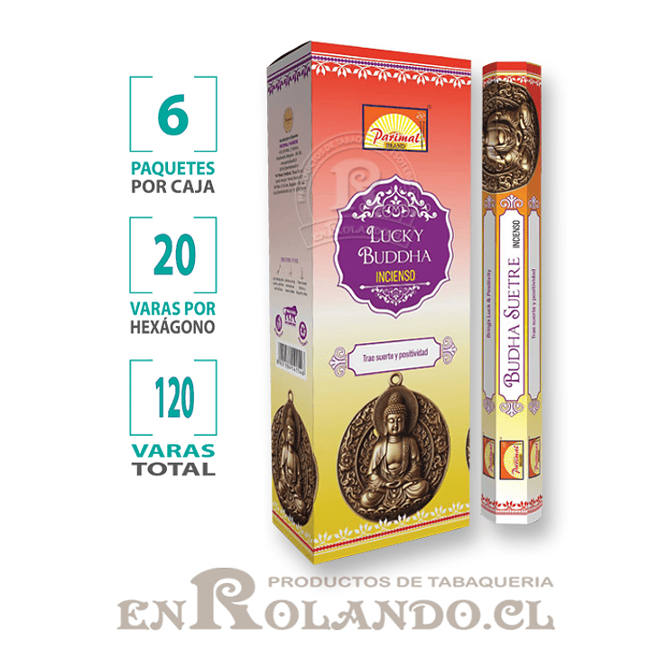 Incienso Parimal Buda Afortunado ($1.390 x MAYOR) - 120 varas 1