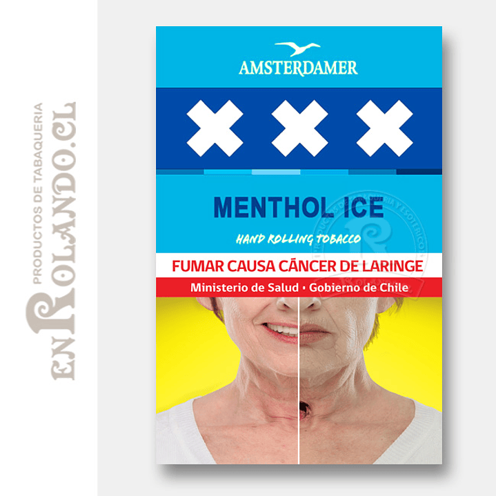 Tabaco Amsterdamer XXX Menthol ICE ($3.990 x Mayor) 1