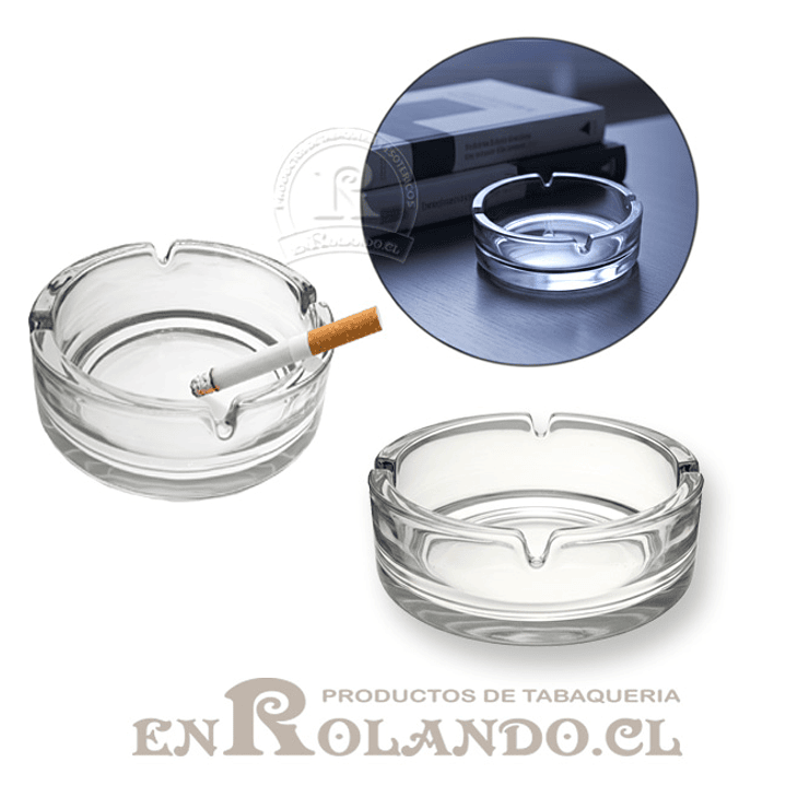 Cenicero de Vidrio G85-Ashtray ($1.490 x Mayor) 2