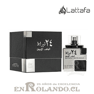 Lattafa 24 Carat White Gold Unisex EDP 100 ml