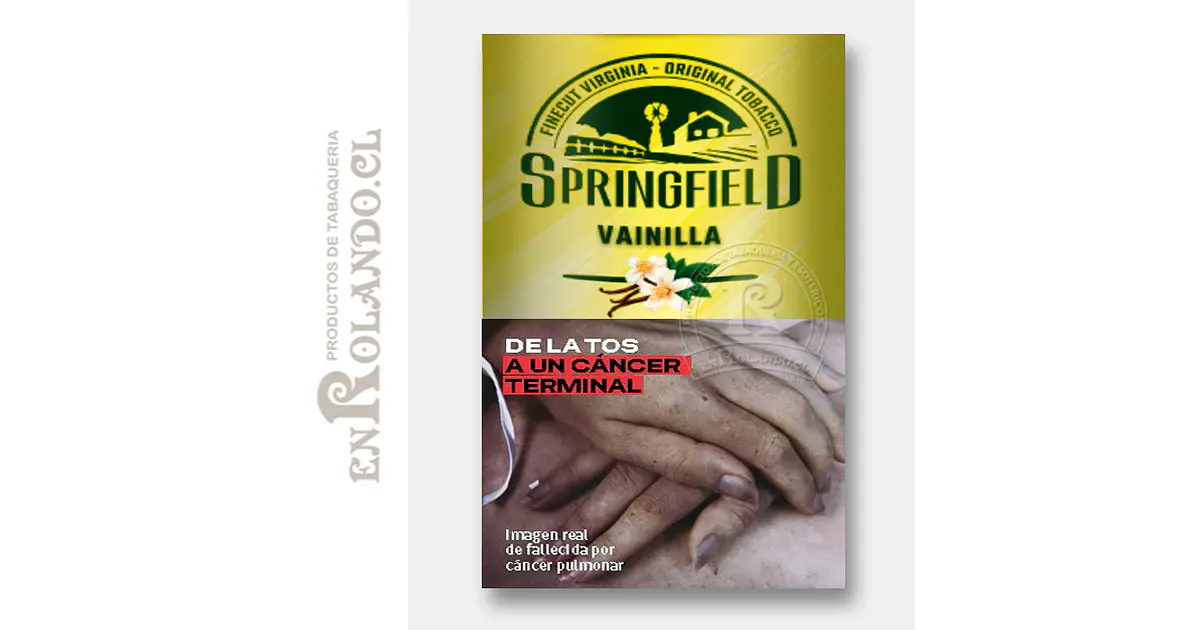 tobacco springfield Tabaco Springfield Vainilla ($4.490 x Mayor)