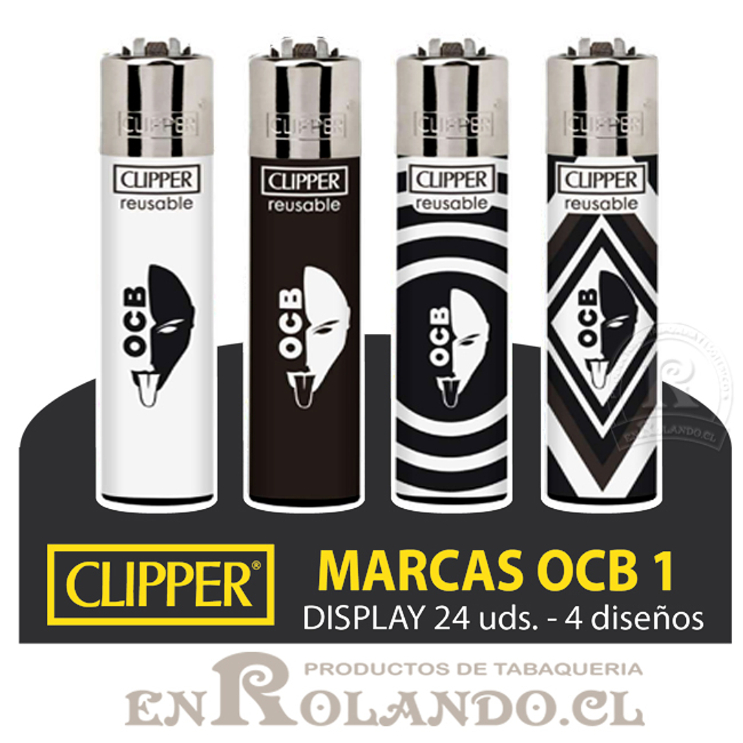 Encendedor Clipper Marcas OCB 1 - 24 Uds. Display 1