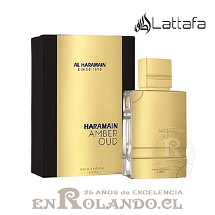 Lattafa Ambaer Oud Haramain Gold Edition Unisex EDP 120 ml