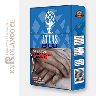 Cigarrillos Atlas Blue King Size - 20 Uds ($2.736 x Mayor)