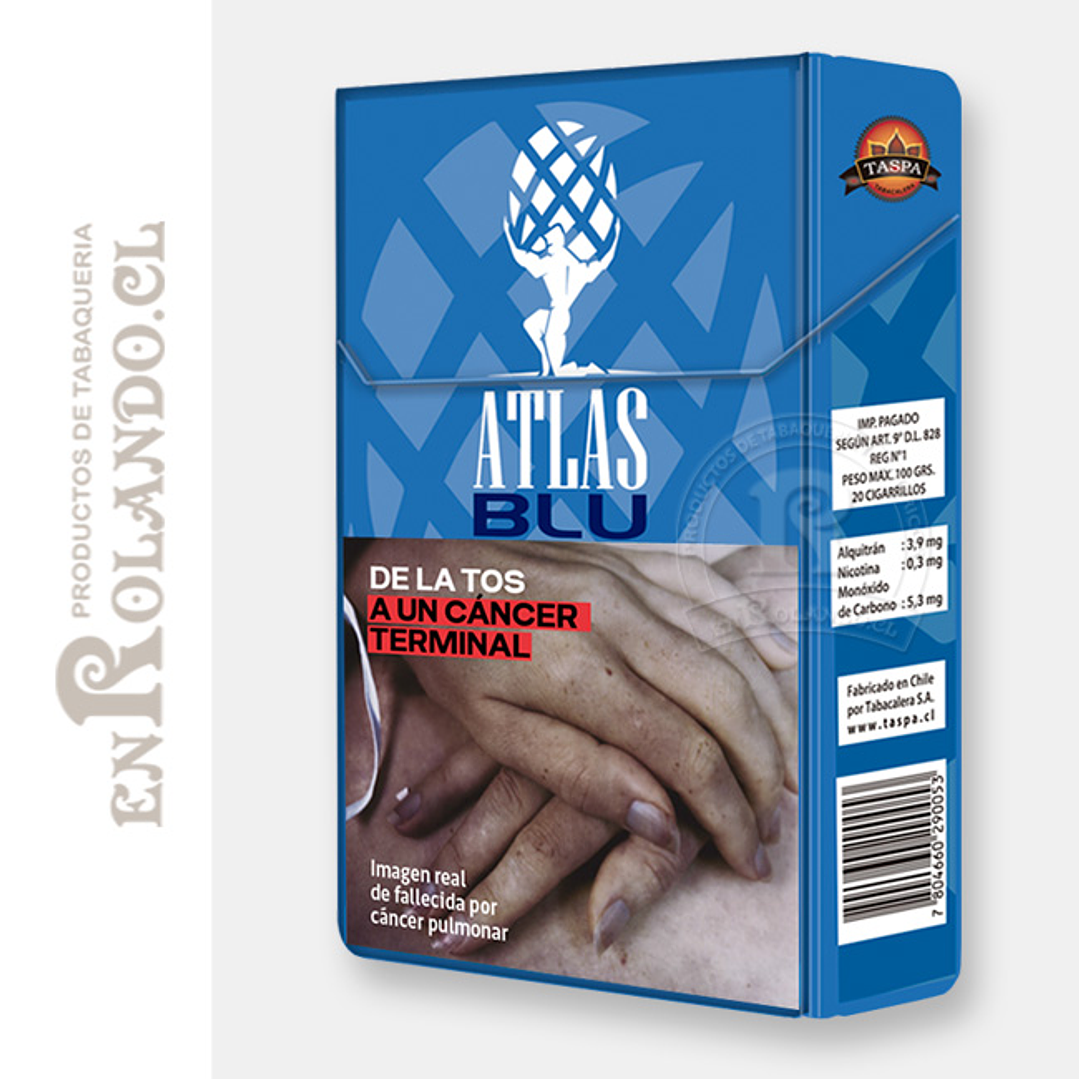 Cigarrillos Atlas Blue King Size - 20 Uds ($2.736 x Mayor) 1