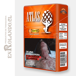 Cigarrillos Atlas Snap on Sweet Orange King Size - 20 Uds ($3.208 x Mayor)  