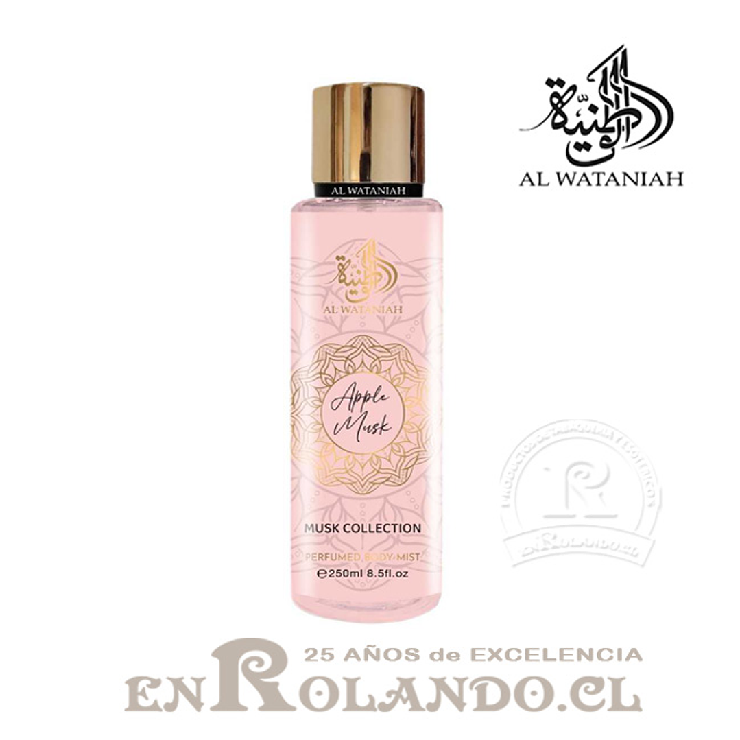 Al Wataniah Apple Musk Woman Body Mist 250 ml 1