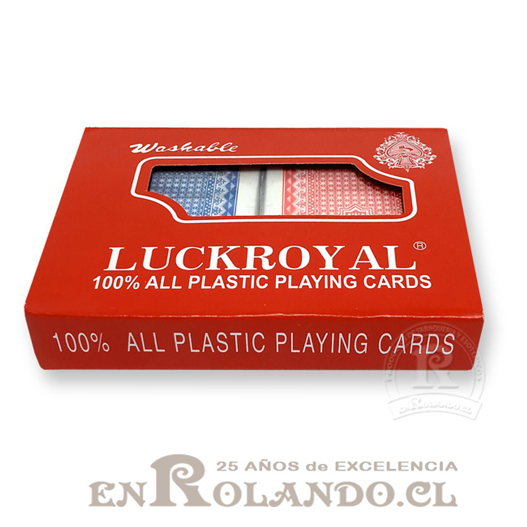 Cartas de Naipe Plastificado ($1.490 x Mayor) 2 Barajas 2