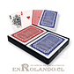 Cartas de Naipe Plastificado ($1.490 x Mayor) 2 Barajas - Miniatura 3