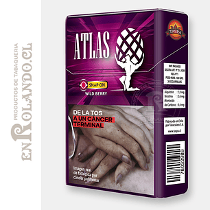 Cigarrillos Atlas Snap on Wild Berry King Size - 20 Uds ($3.208 x Mayor) 