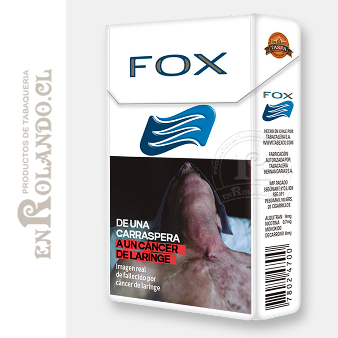 Cigarrillos FOX King Size Round Corner - 20 Uds ($2.736 x Mayor)  1