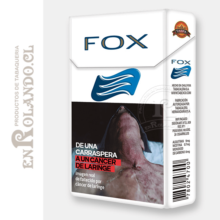 Cigarrillos FOX King Size Round Corner - 20 Uds ($2.736 x Mayor)  1