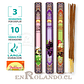 Pack de 3 Hexagonos - Incienso Parimal Long Surtido - 30 Varas  - Miniatura 1