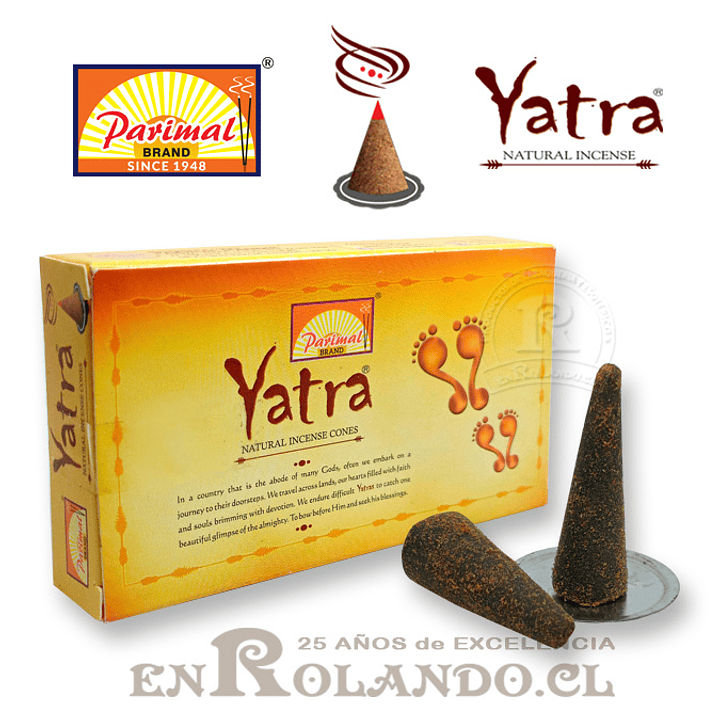 Caja de 10 Conos Yatra Parimal ($1.890 x Mayor) 1