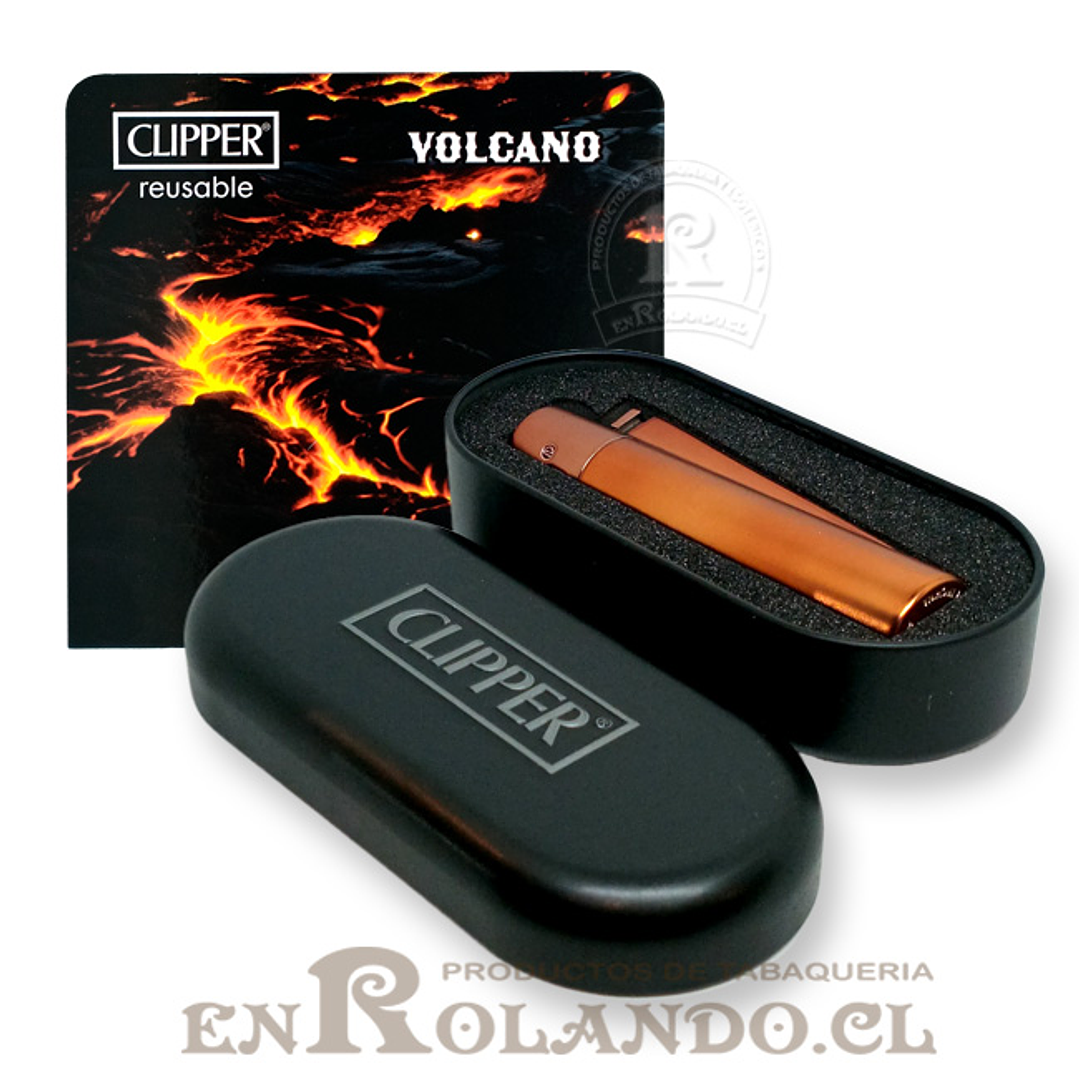 Encendedor Clipper Metalico Volcano ($5.490 x Mayor) 4