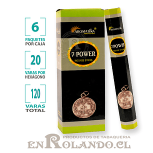 Incienso Aromatika 7 Poderes - 120 varas