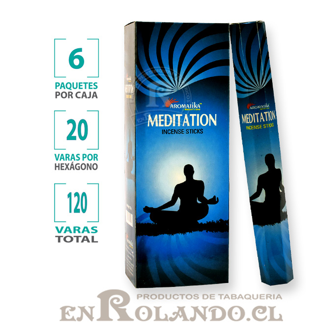 Incienso Aromatika Meditación - 120 varas 1