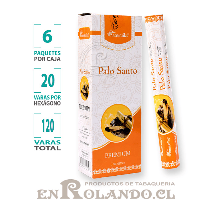 Incienso Aromatika Palo Santo - 120 varas 1