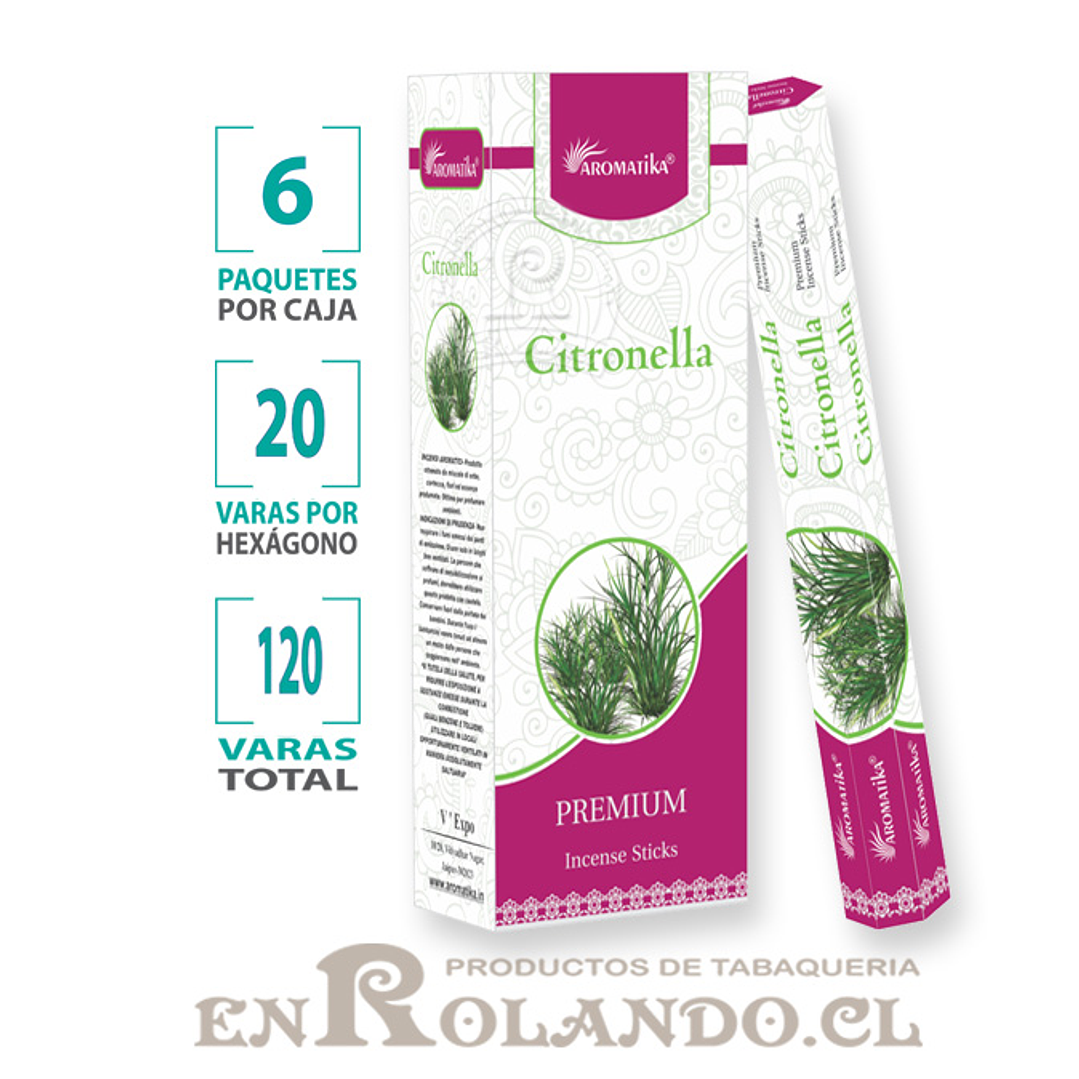 Incienso Aromatika Citronela - 120 varas 1