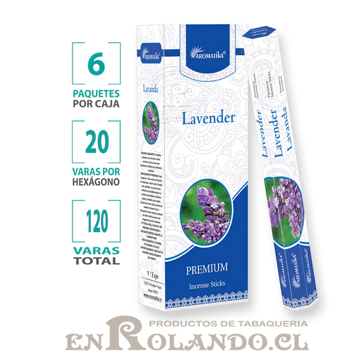 Incienso Aromatika Lavanda - 120 varas 1