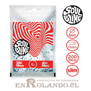 Filtros Soulblime Slim - Bolsa ($790 x Mayor)
