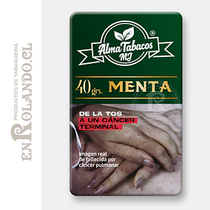 Tabaco Alma Menta 40 Gr. ($2.990 x Mayor) 