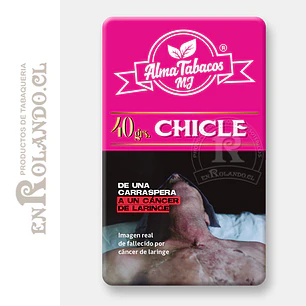 Tabaco Alma Chicle 40 Gr. ($2.990 x Mayor) 