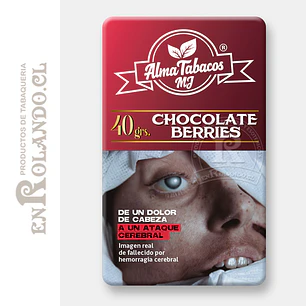 Tabaco Alma Chocolate Berries 40 Gr. ($2.990 x Mayor) 
