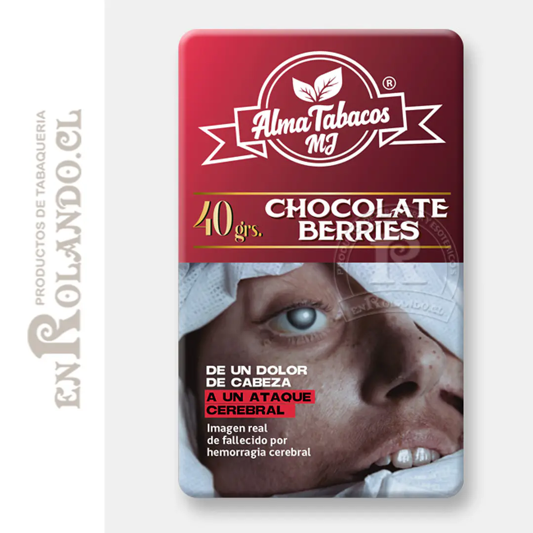 Tabaco Alma Chocolate Berries 40 Gr. ($2.990 x Mayor)  1